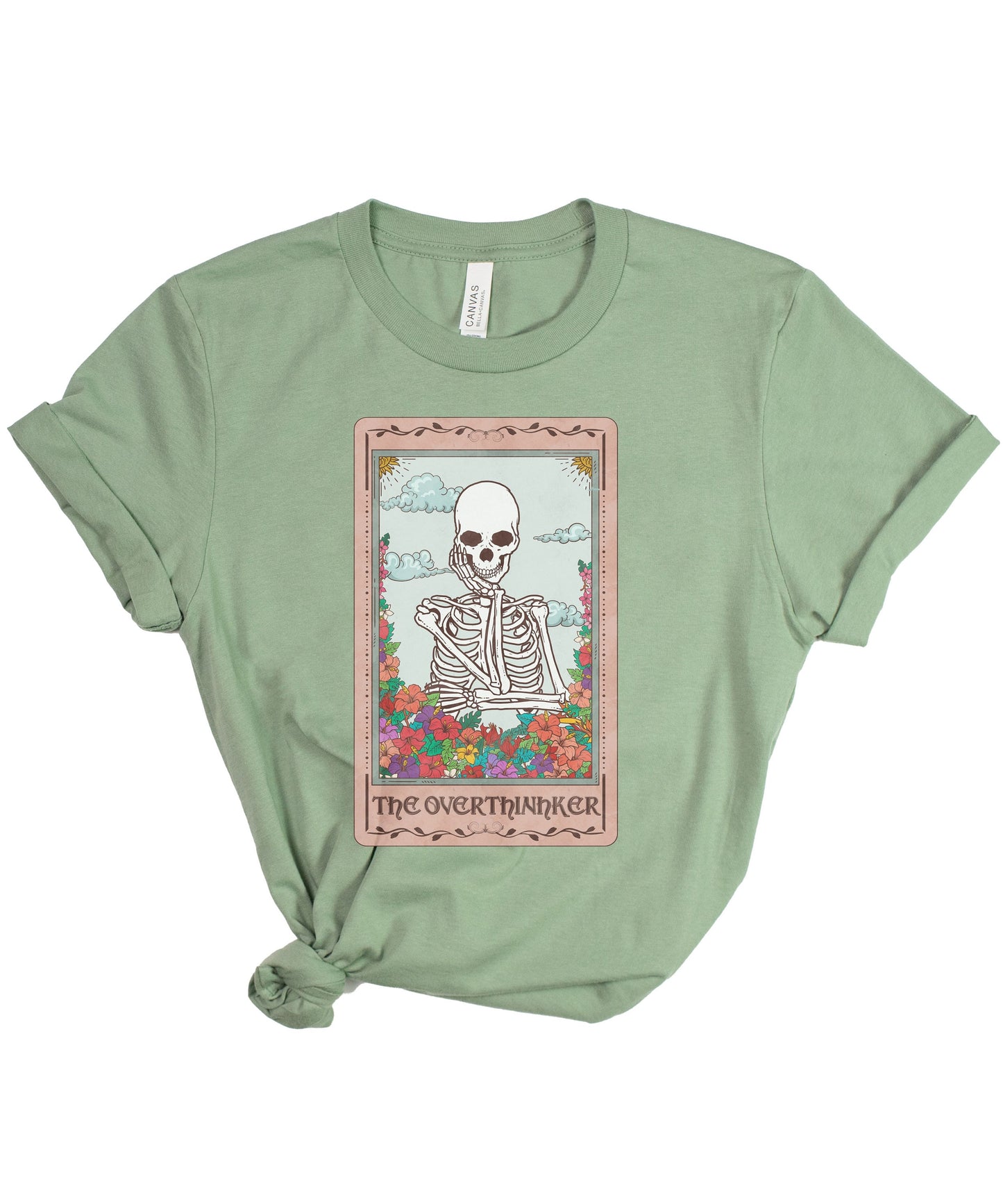 Overthinker Gothic Skull Tee