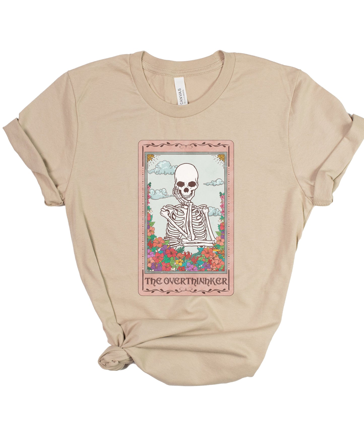 Overthinker Gothic Skull Tee