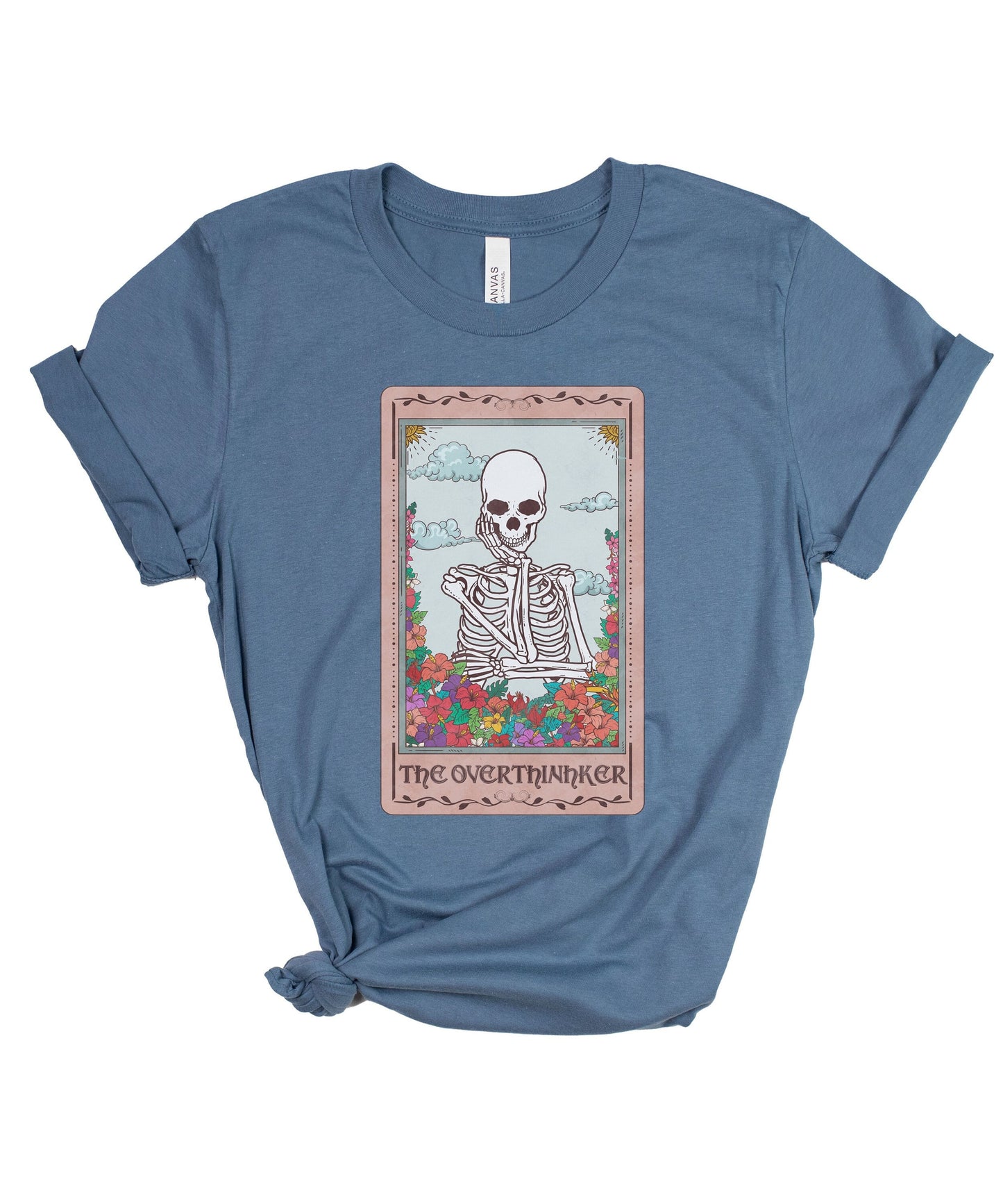 Overthinker Gothic Skull Tee