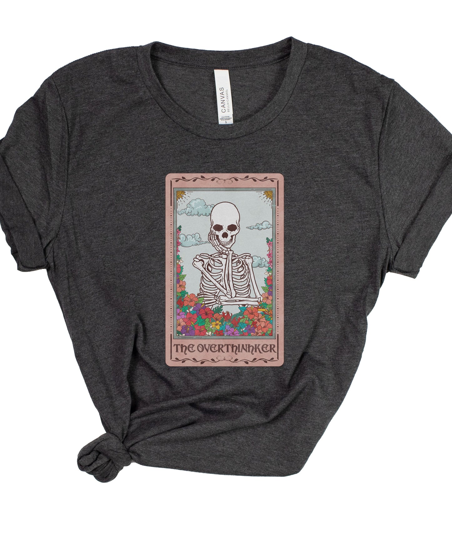 Overthinker Gothic Skull Tee