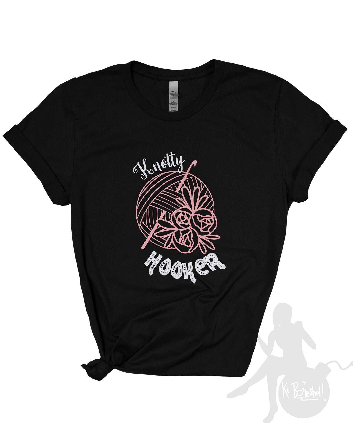 Knotty Hooker Crochet Knitting Lover Shirt