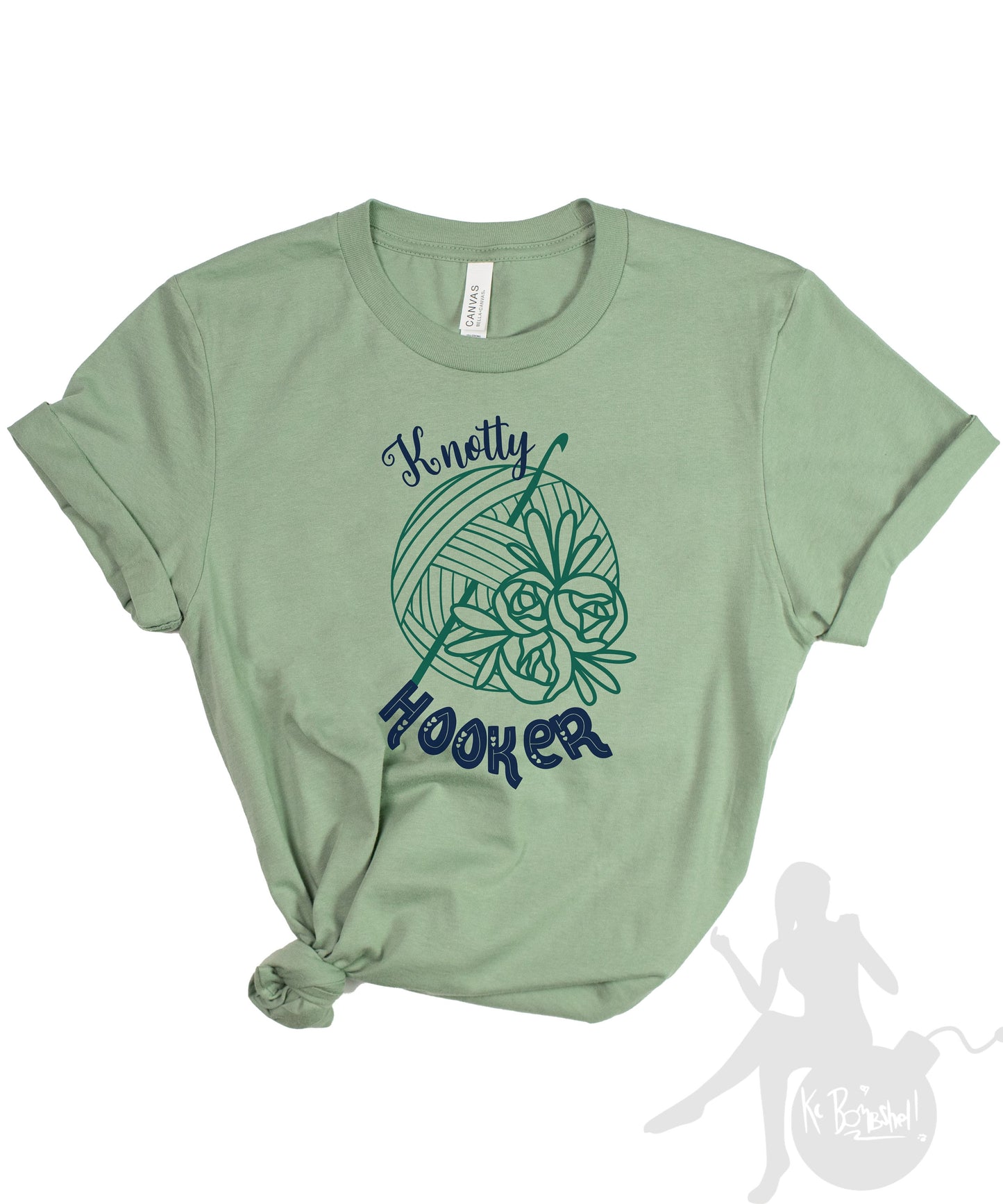 Knotty Hooker Crochet Knitting Lover Shirt