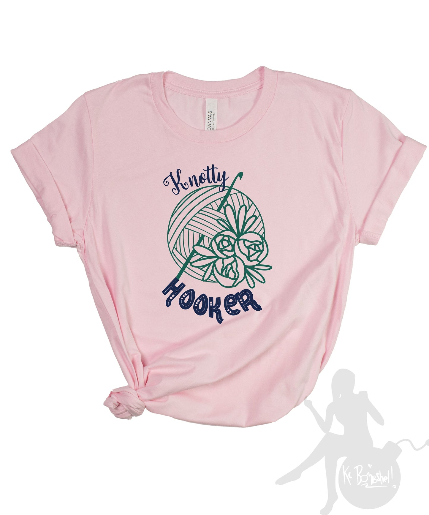 Knotty Hooker Crochet Knitting Lover Shirt