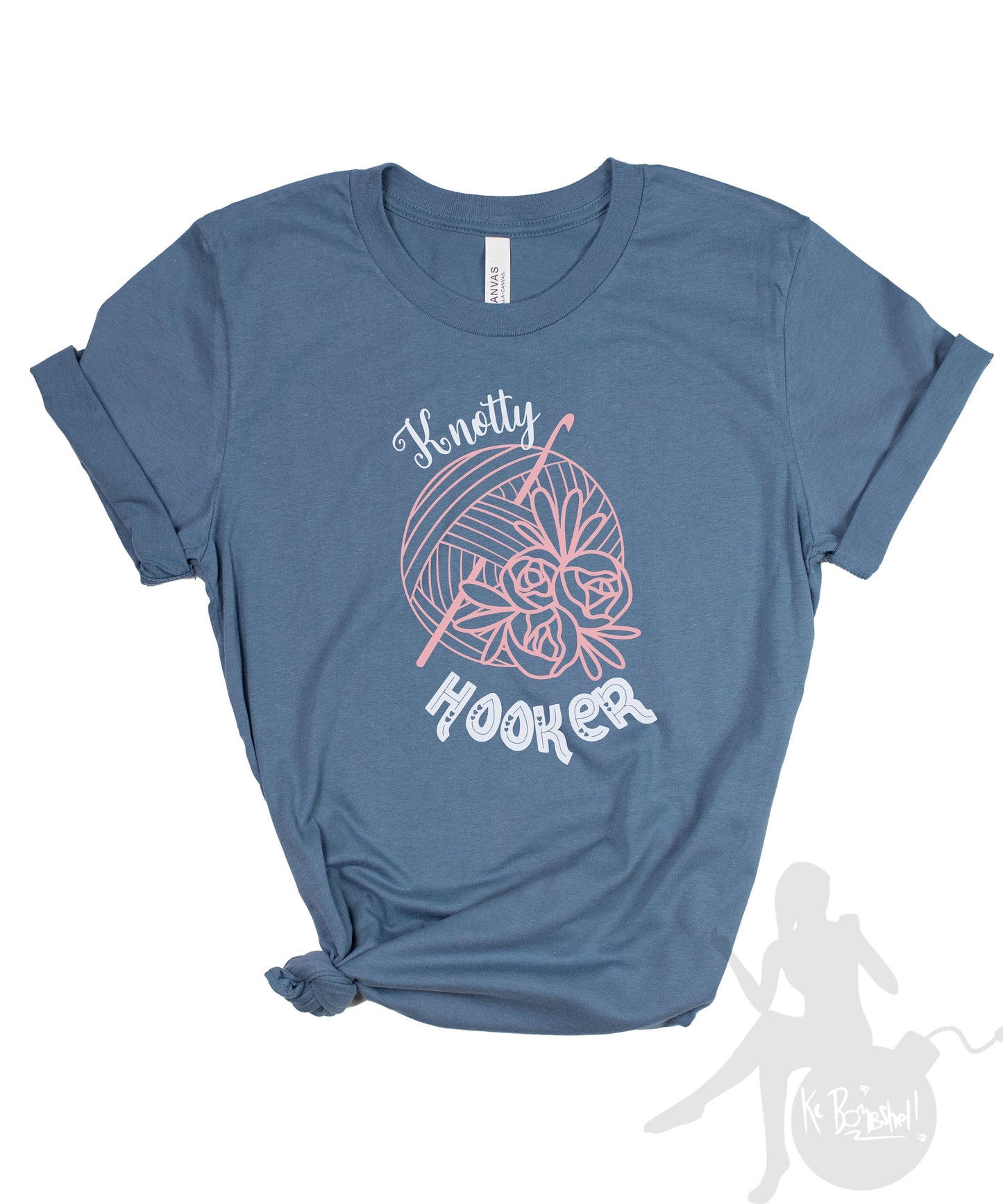 Knotty Hooker Crochet Knitting Lover Shirt