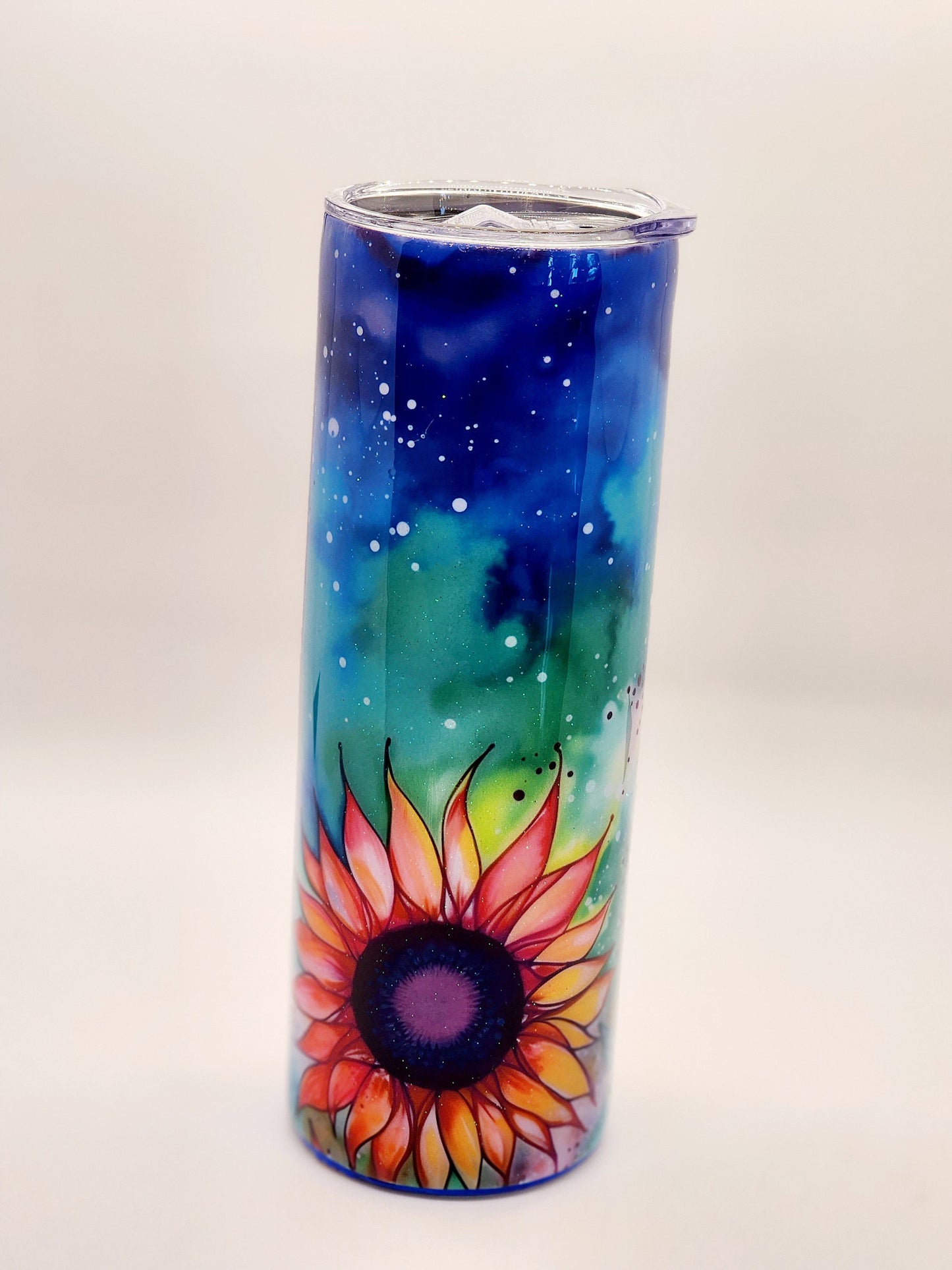 Sunflower 20 oz Glitter Tumbler