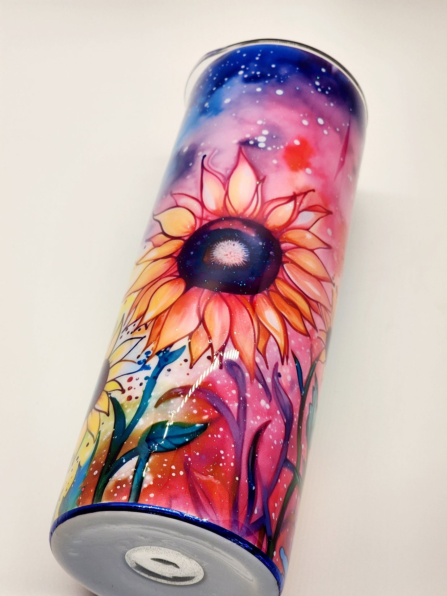 Sunflower 20 oz Glitter Tumbler